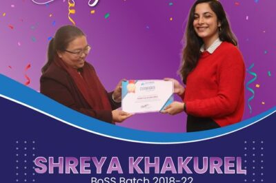 Congratulations! to Shreya Khakurel