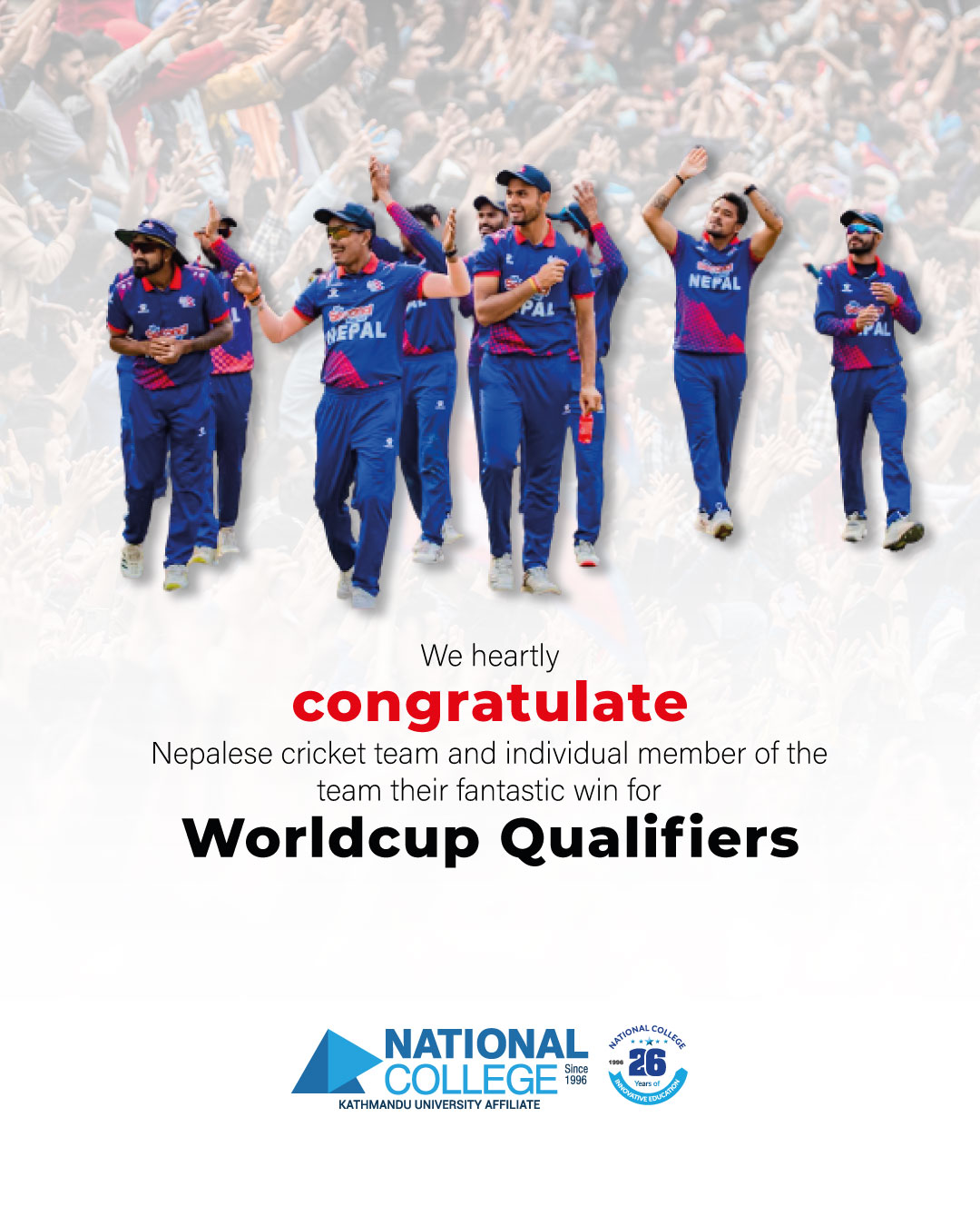 Congratulations To Nepal Cricket Team