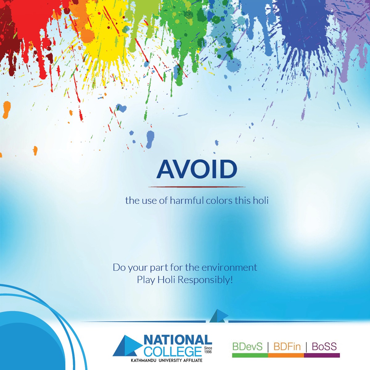 Avoid the use of harmful colours this holi