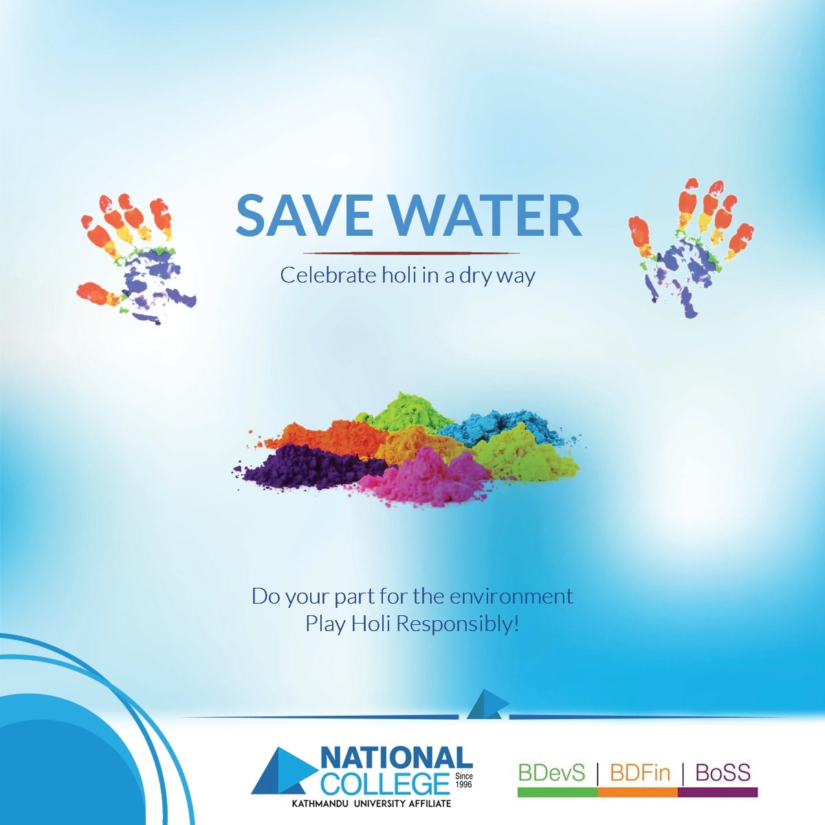 Save water, celebrate dry holi