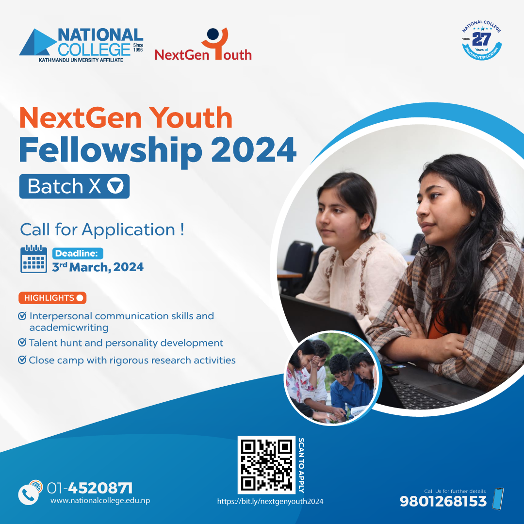 NextGen Youth Fellowship BATCH X IS OPEN Now!