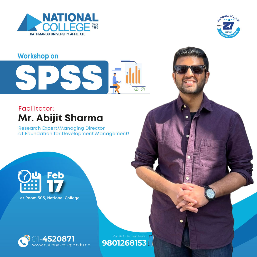 SPSS Workshop with Mr. Abijit Sharma